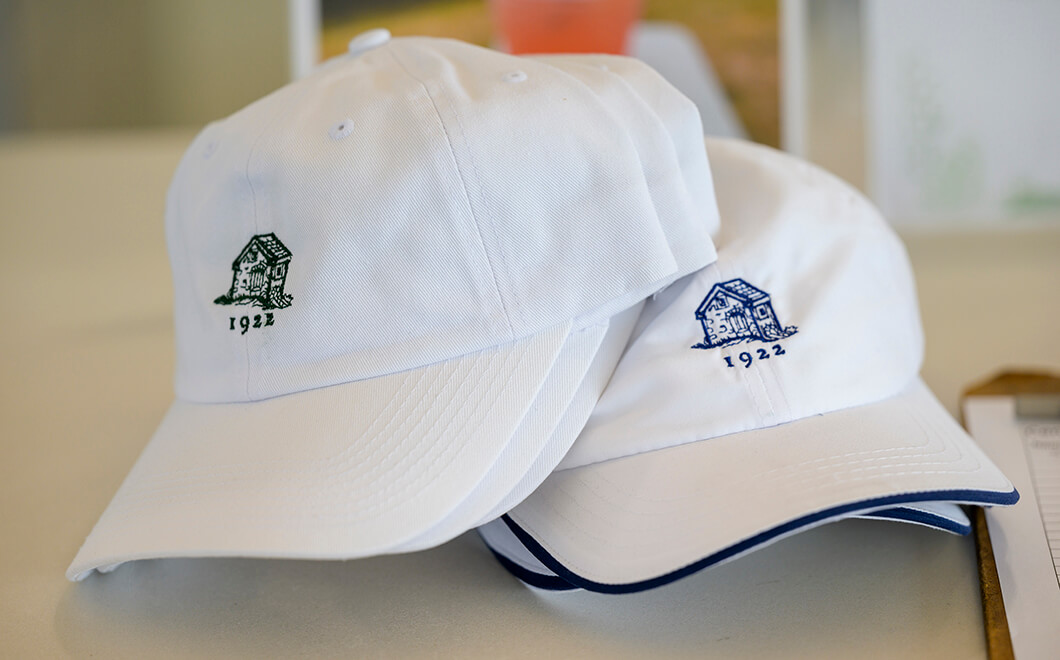 hats with club logo