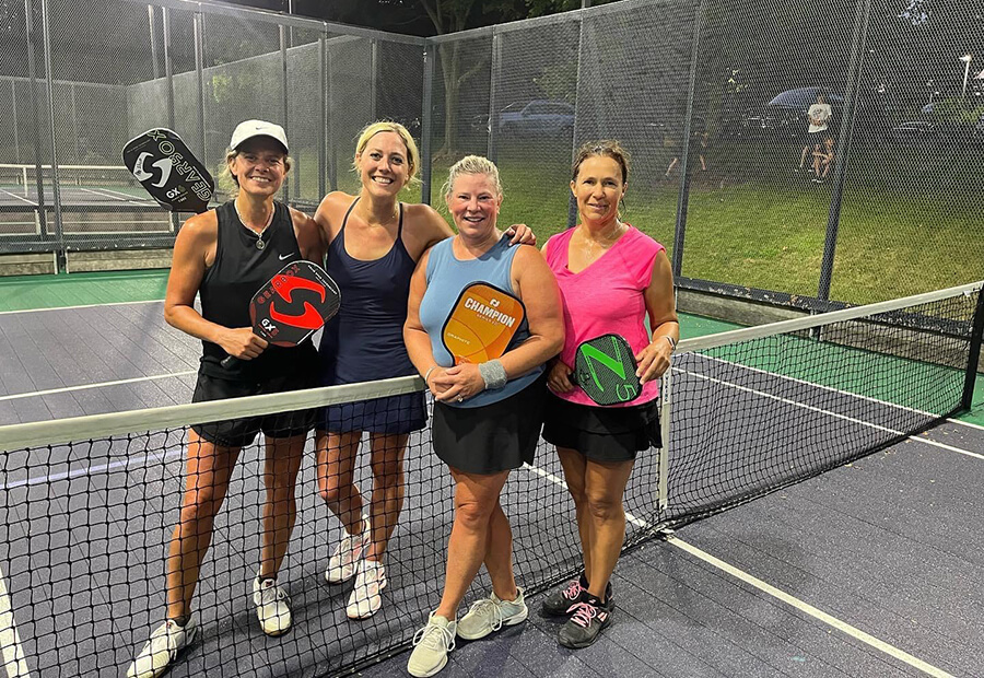 lady pickleball players