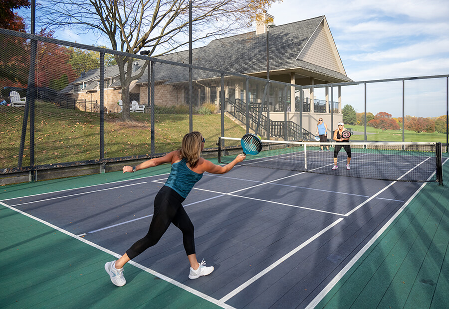 action racquet shot